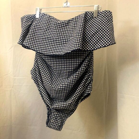 Kona sol high coverage one piece swimsuit size 14W - Picture 2 of 5